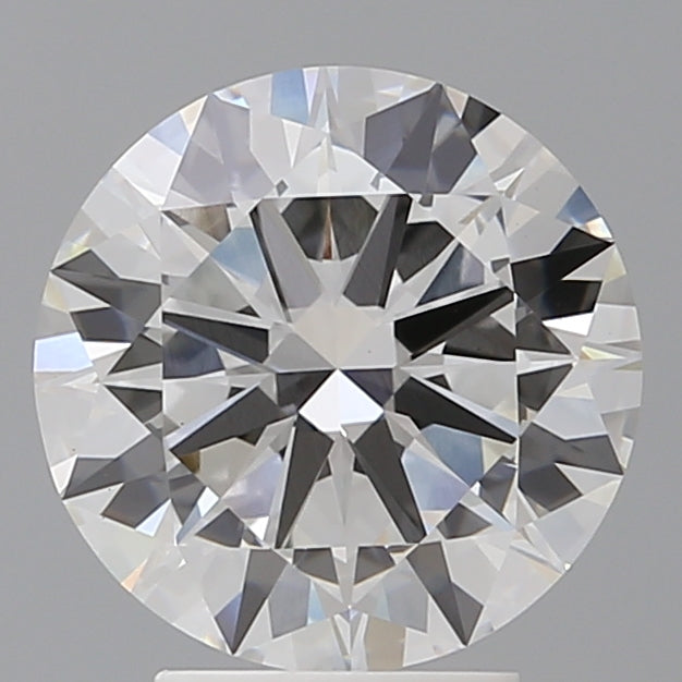 3.57 Carat Round Shaped, Excellent Cut, F Color, VS1 Clarity, IGI Certified Lab Grown Diamond