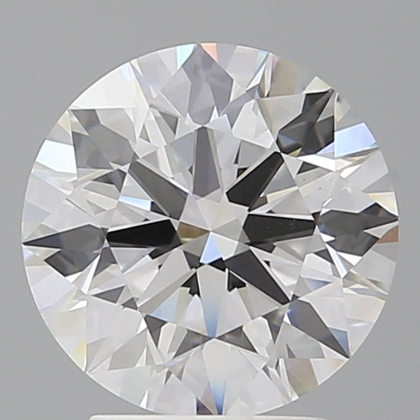 3.08 Carat Round Shaped, Ideal Cut, F Color, VVS2 Clarity, IGI Certified Lab Grown Diamond