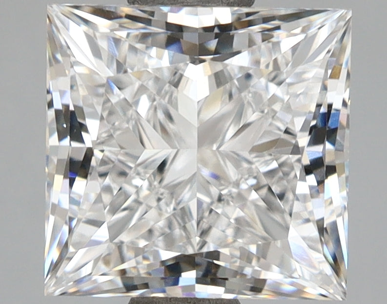 2.51 Carat Princess Shaped, Ideal Cut, D Color, VVS1 Clarity, IGI Certified Lab Grown Diamond