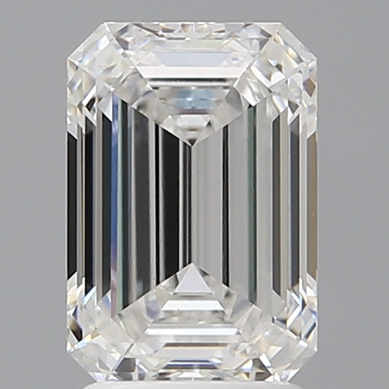 2.58 Carat Emerald Shaped, Ideal Cut, E Color, VVS2 Clarity, IGI Certified Lab Grown Diamond