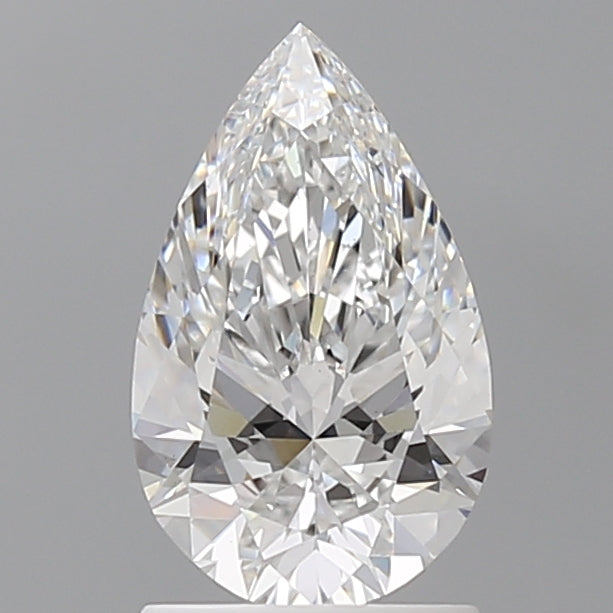 1.53 Carat Pear Shaped, Ideal Cut, D Color, VS1 Clarity, IGI Certified Lab Grown Diamond