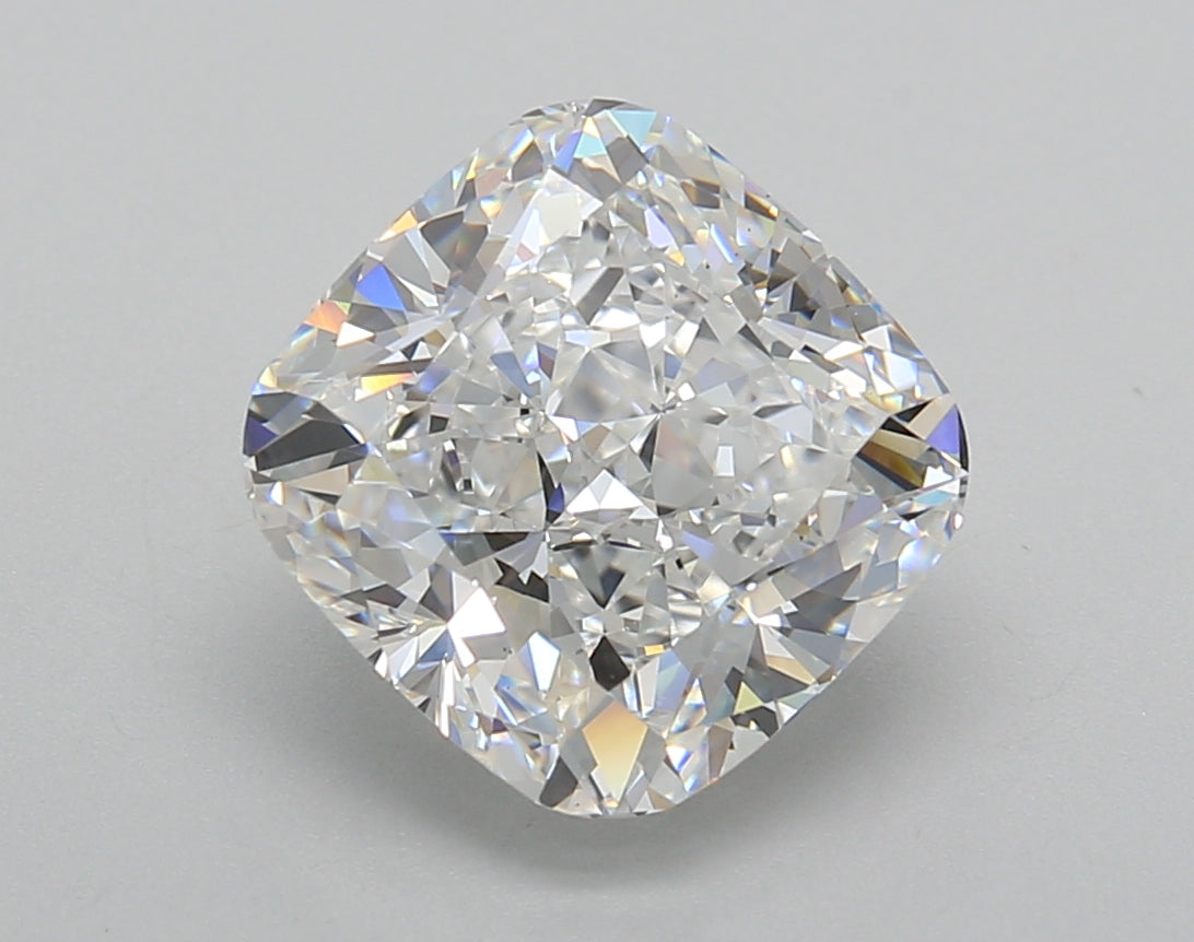 4.02 Carat Cushion Shaped, Excellent Cut, E Color, VS1 Clarity, IGI Certified Lab Grown Diamond