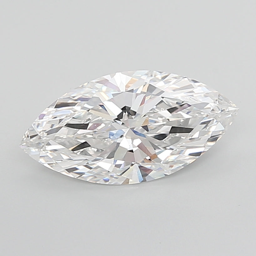 4.10 Carat Marquise Shaped, Ideal Cut, E Color, VVS2 Clarity, IGI Certified Lab Grown Diamond