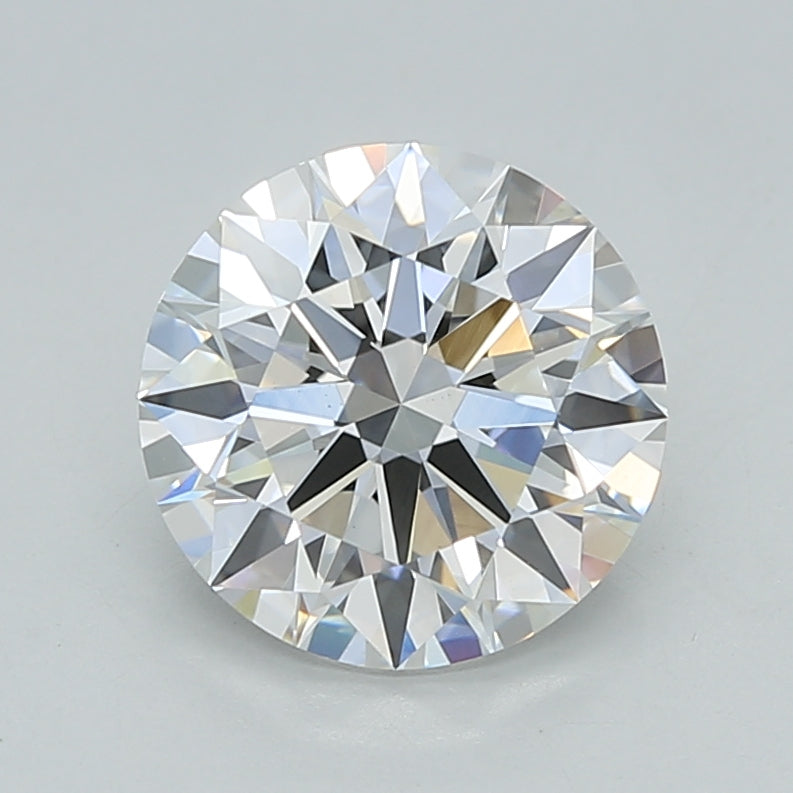 2.02 Carat Round Shaped, Ideal Cut, F Color, VVS2 Clarity, IGI Certified Lab Grown Diamond