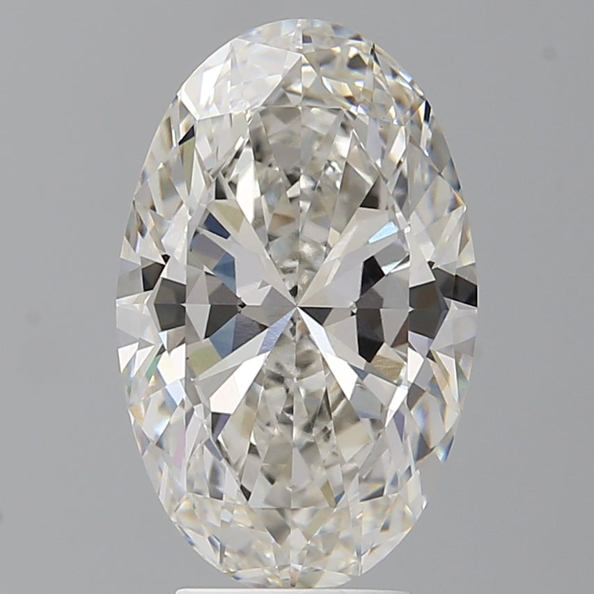 4.48 Carat Oval Shaped, Ideal Cut, G Color, VVS2 Clarity, IGI Certified Lab Grown Diamond