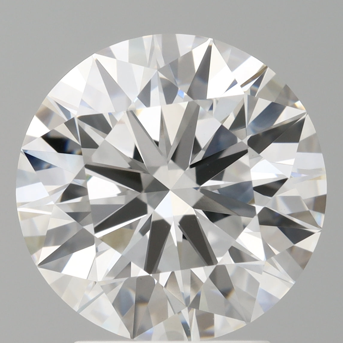 3.03 Carat Round Shaped, Ideal Cut, E Color, VVS2 Clarity, IGI Certified Lab Grown Diamond