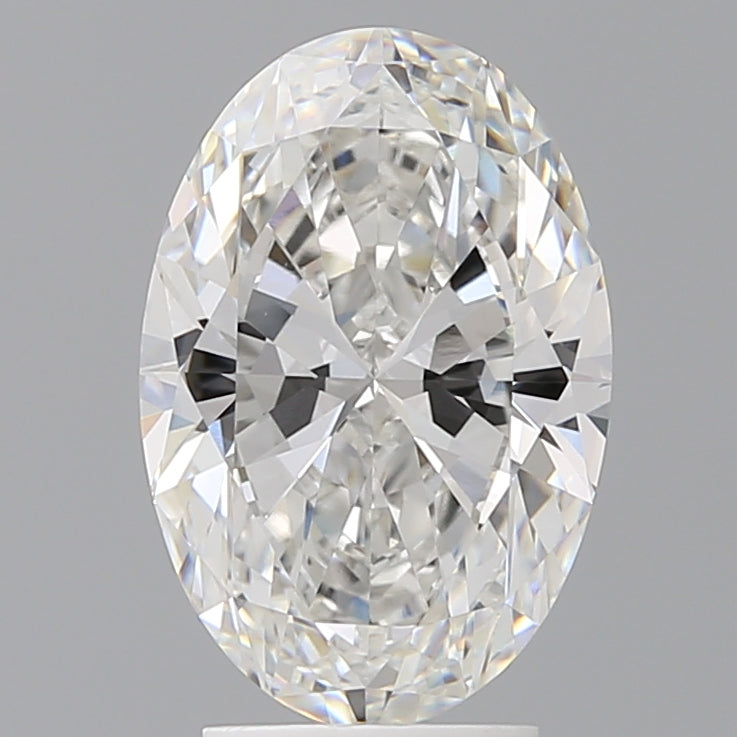 3.51 Carat Oval Shaped, Ideal Cut, F Color, VVS2 Clarity, IGI Certified Lab Grown Diamond