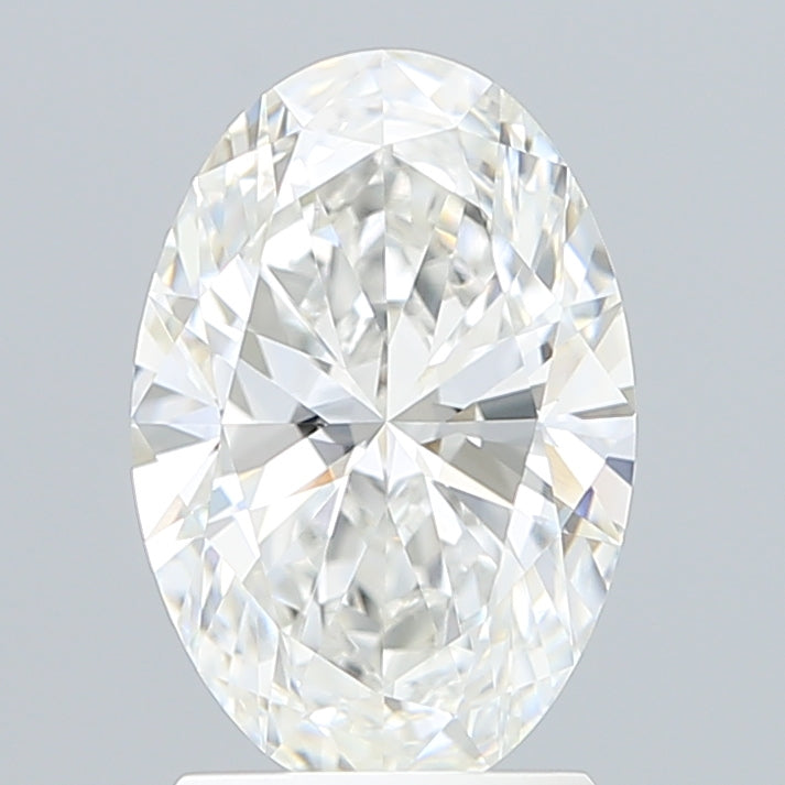 2.07 Carat Oval Shaped, Ideal Cut, F Color, VVS2 Clarity, IGI Certified Lab Grown Diamond