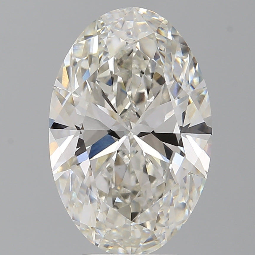 5.57 Carat Oval Shaped, Ideal Cut, G Color, VVS2 Clarity, IGI Certified Lab Grown Diamond