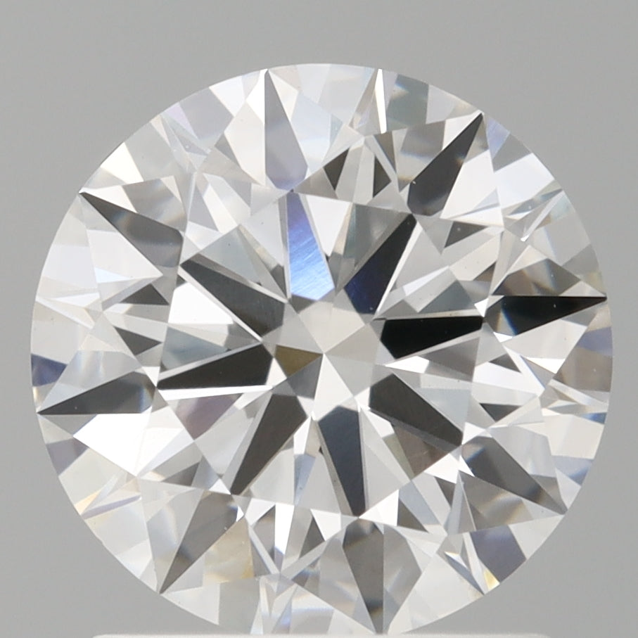 1.59 Carat Round Shaped, Ideal Cut, D Color, VVS2 Clarity, IGI Certified Lab Grown Diamond