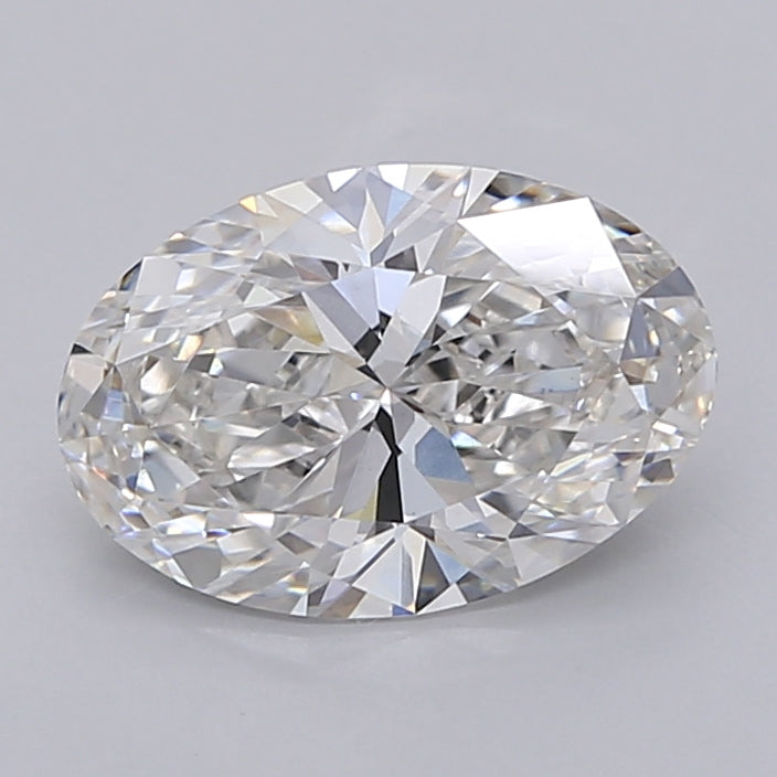 2.04 Carat Oval Shaped, Ideal Cut, G Color, VVS2 Clarity, IGI Certified Lab Grown Diamond