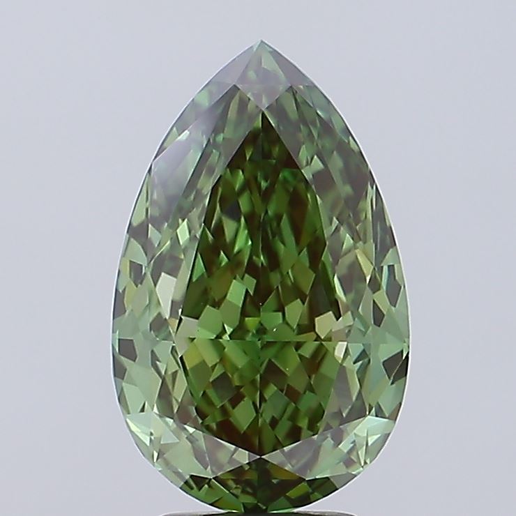 5.08 Carat Pear Shaped, Ideal Cut, VVS2 Clarity, IGI Certified Lab Grown Diamond