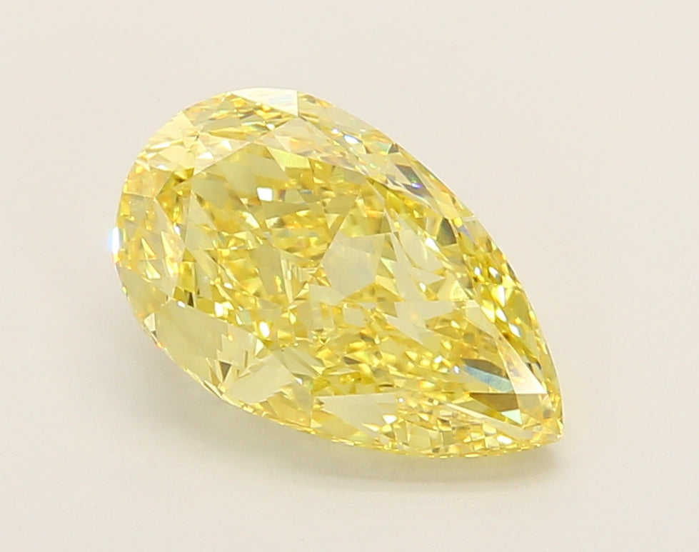 3.04 Carat Pear Shaped, Ideal Cut, VVS2 Clarity, IGI Certified Lab Grown Diamond