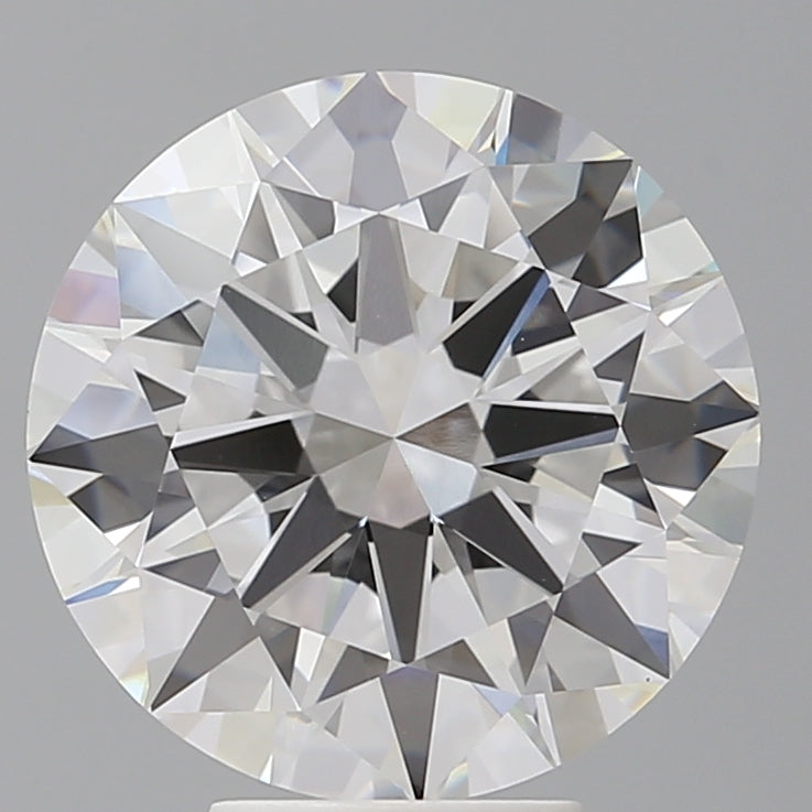 6.00 Carat Round Shaped, Excellent Cut, F Color, VVS2 Clarity, IGI Certified Lab Grown Diamond