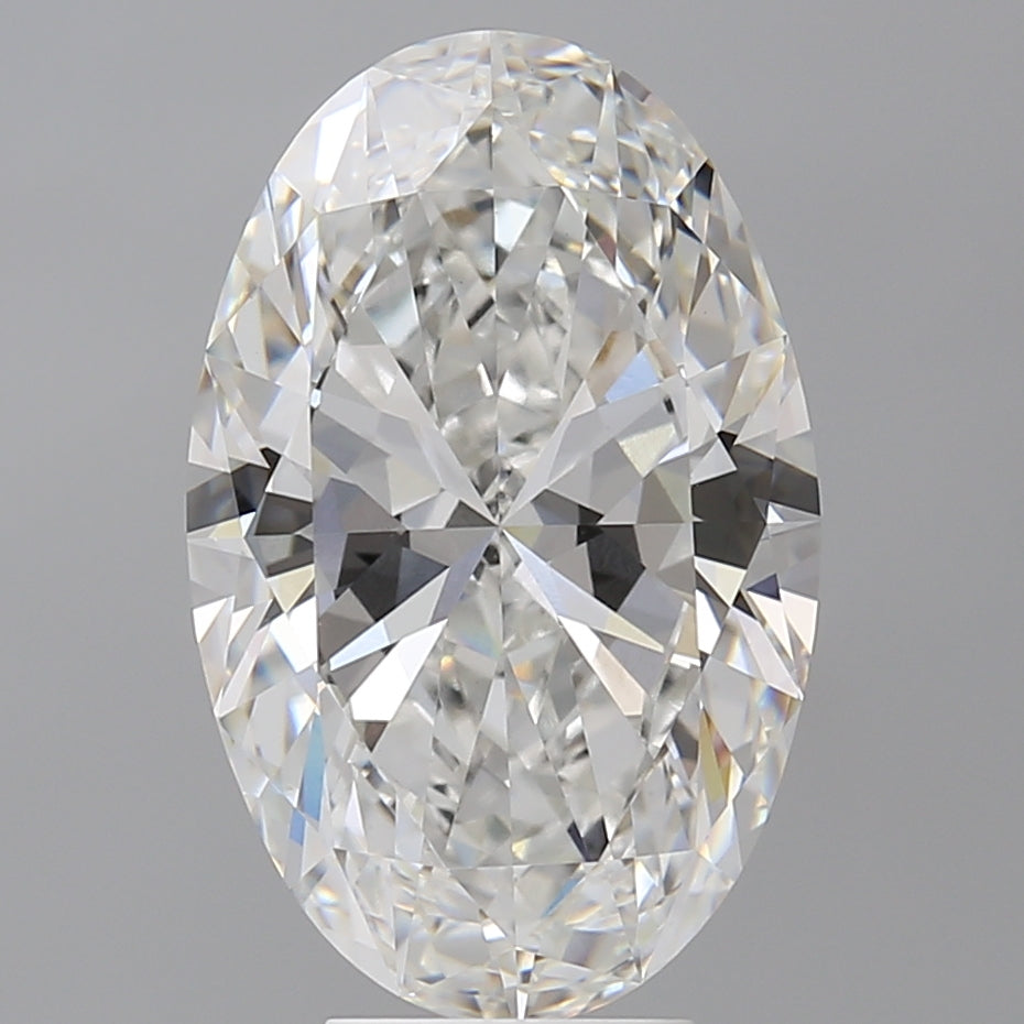 6.04 Carat Oval Shaped, Ideal Cut, E Color, VVS2 Clarity, IGI Certified Lab Grown Diamond