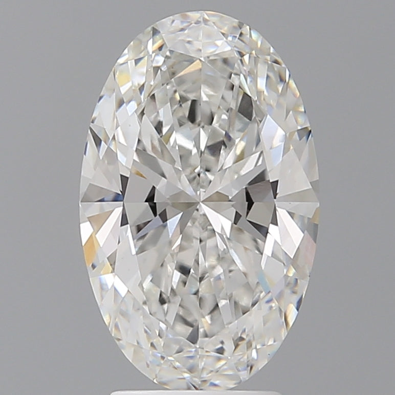 3.60 Carat Oval Shaped, Ideal Cut, F Color, VVS2 Clarity, IGI Certified Lab Grown Diamond