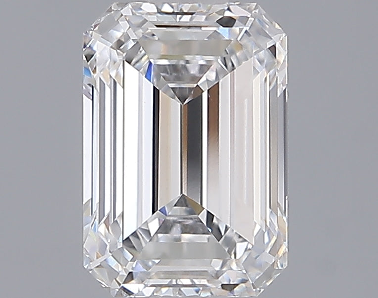 2.04 Carat Emerald Shaped, Ideal Cut, E Color, VVS2 Clarity, IGI Certified Lab Grown Diamond