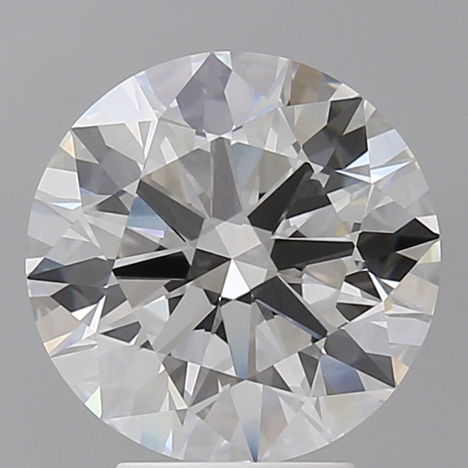 4.10 Carat Round Shaped, Ideal Cut, E Color, VVS2 Clarity, IGI Certified Lab Grown Diamond