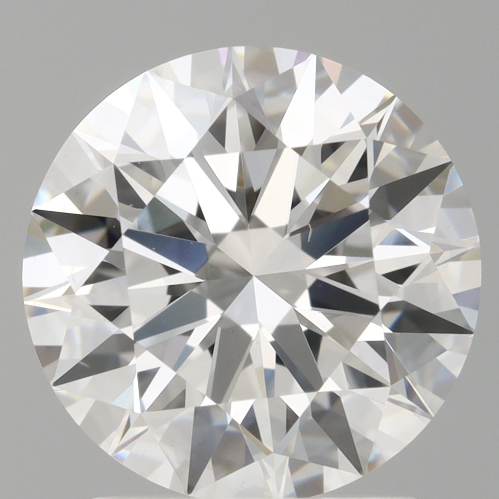 2.08 Carat Round Shaped, Ideal Cut, E Color, VVS2 Clarity, IGI Certified Lab Grown Diamond