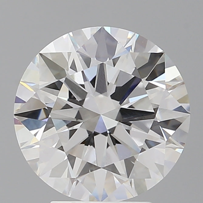 4.03 Carat Round Shaped, Ideal Cut, E Color, VVS2 Clarity, IGI Certified Lab Grown Diamond