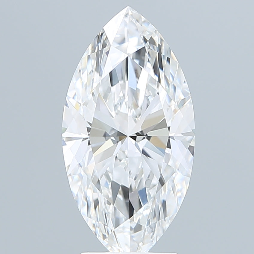 3.59 Carat Marquise Shaped, Ideal Cut, E Color, VVS2 Clarity, IGI Certified Lab Grown Diamond