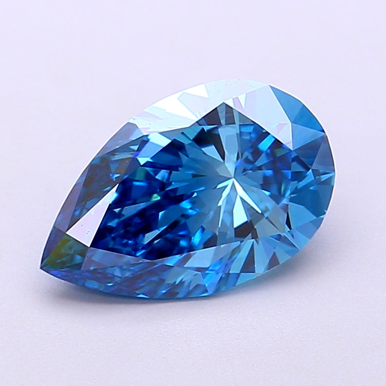 2.10 Carat Pear Shaped, Very Good Cut, VS1 Clarity, IGI Certified Lab Grown Diamond