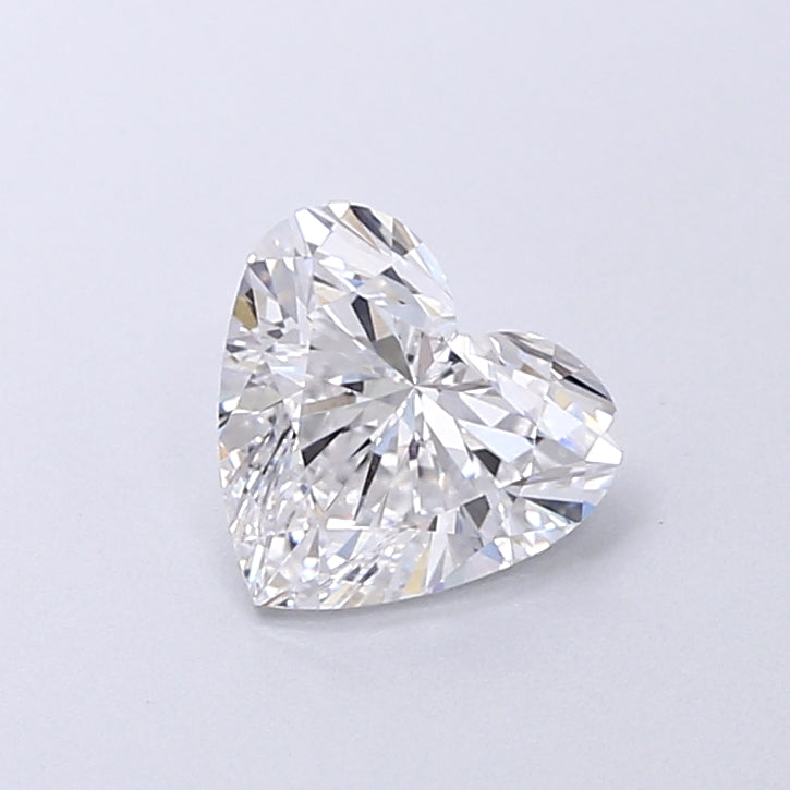 1.21 Carat Heart Shaped, Very Good Cut, D Color, VVS2 Clarity, IGI Certified Lab Grown Diamond