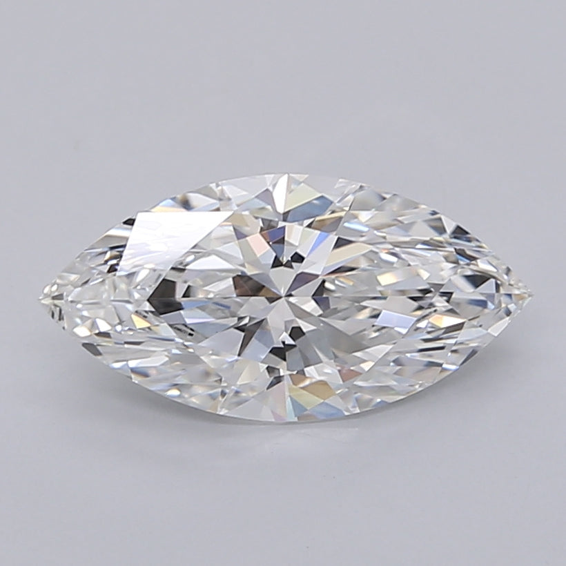 1.75 Carat Marquise Shaped, Ideal Cut, E Color, VVS2 Clarity, IGI Certified Lab Grown Diamond