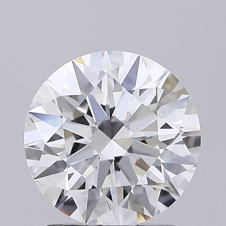 1.57 Carat Round Shaped, Ideal Cut, D Color, VS1 Clarity, IGI Certified Lab Grown Diamond