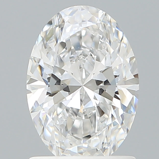 1.29 Carat Oval Shaped, Ideal Cut, D Color, VVS1 Clarity, IGI Certified Lab Grown Diamond