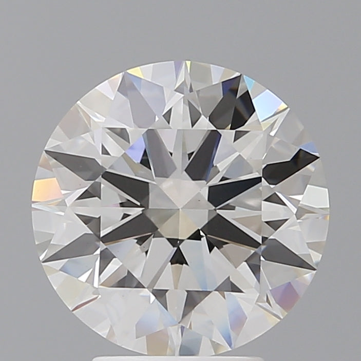 4.09 Carat Round Shaped, Ideal Cut, F Color, VVS2 Clarity, IGI Certified Lab Grown Diamond