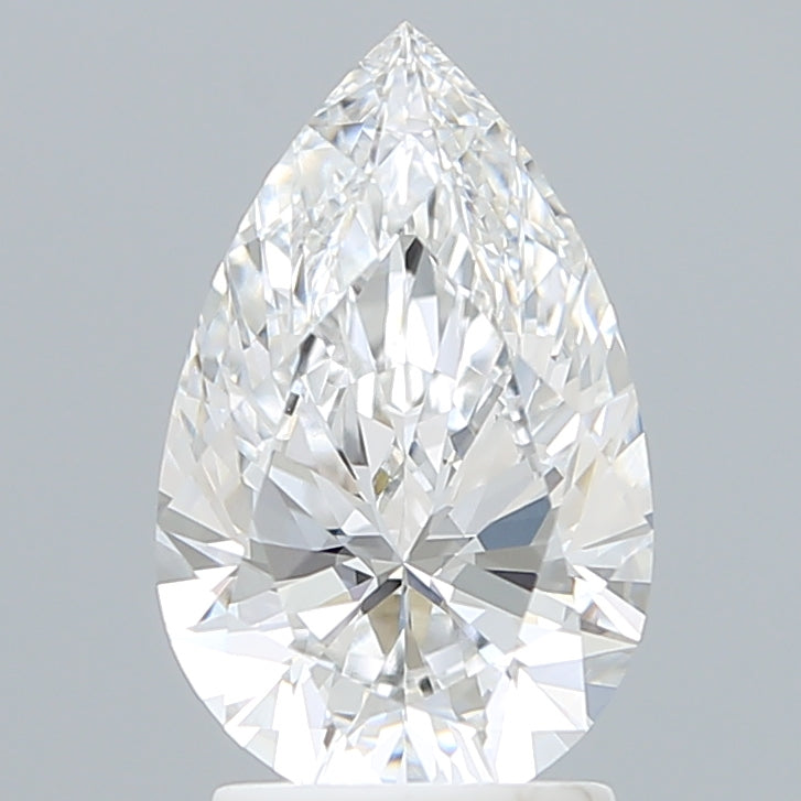 2.26 Carat Pear Shaped, Ideal Cut, D Color, VVS1 Clarity, IGI Certified Lab Grown Diamond