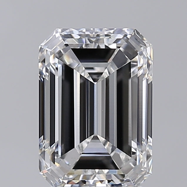 3.00 Carat Emerald Shaped, Very Good Cut, E Color, VVS2 Clarity, IGI Certified Lab Grown Diamond