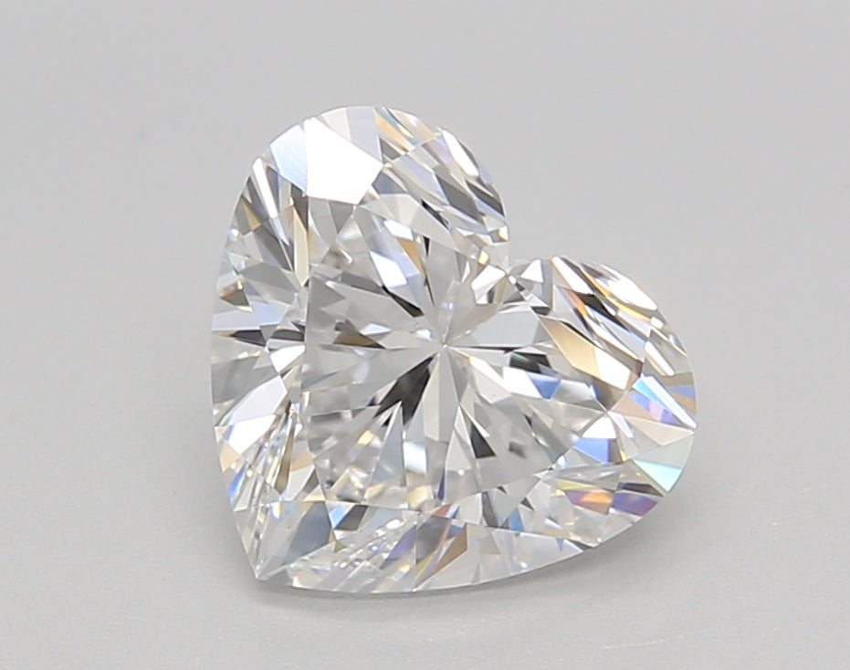 2.01 Carat Heart Shaped, Ideal Cut, E Color, VS1 Clarity, GIA Certified Lab Grown Diamond