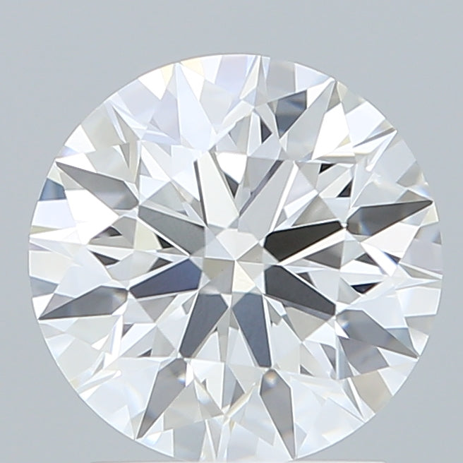 2.10 Carat Round Shaped, Excellent Cut, E Color, VVS2 Clarity, IGI Certified Lab Grown Diamond