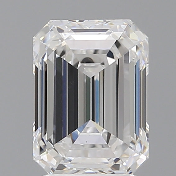 2.55 Carat Emerald Shaped, Ideal Cut, D Color, VS1 Clarity, IGI Certified Lab Grown Diamond