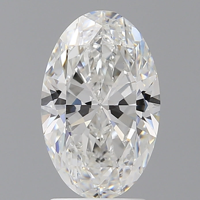 2.52 Carat Oval Shaped, Ideal Cut, E Color, VVS2 Clarity, IGI Certified Lab Grown Diamond