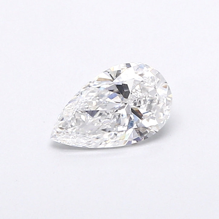 0.69 Carat Pear Shaped, Very Good Cut, D Color, VS1 Clarity, IGI Certified Lab Grown Diamond