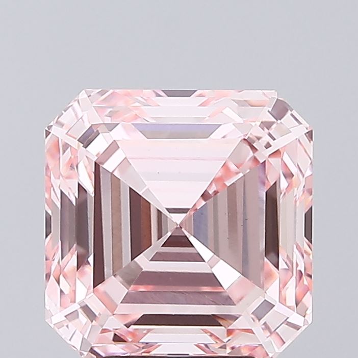 5.00 Carat Asscher Shaped, Ideal Cut, VS1 Clarity, IGI Certified Lab Grown Diamond