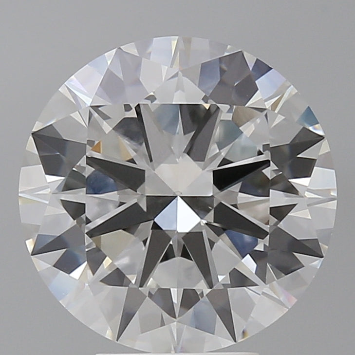 5.51 Carat Round Shaped, Excellent Cut, F Color, VS1 Clarity, IGI Certified Lab Grown Diamond