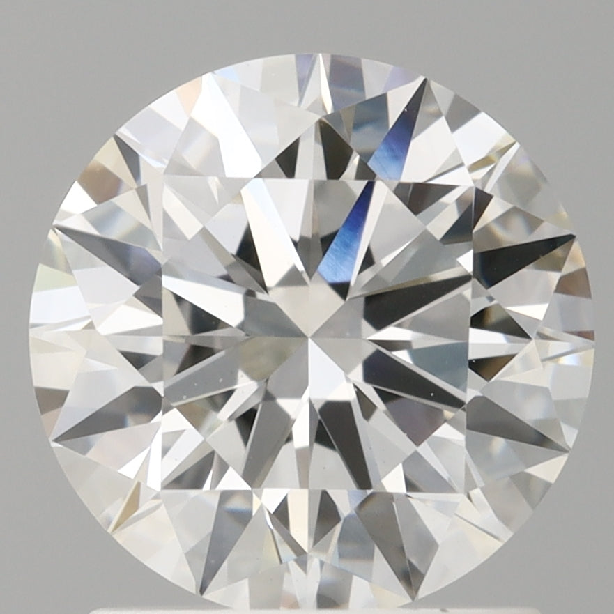 1.53 Carat Round Shaped, Ideal Cut, E Color, VVS2 Clarity, IGI Certified Lab Grown Diamond