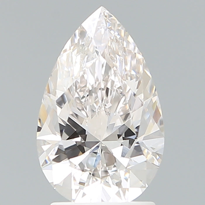 2.11 Carat Pear Shaped, Ideal Cut, F Color, VVS2 Clarity, IGI Certified Lab Grown Diamond