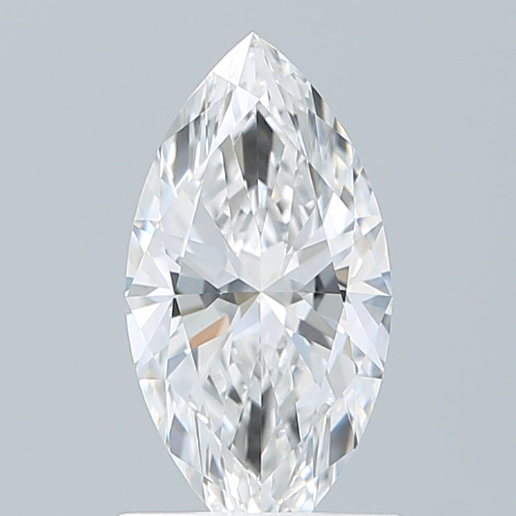 1.06 Carat Marquise Shaped, Ideal Cut, D Color, VVS2 Clarity, IGI Certified Lab Grown Diamond