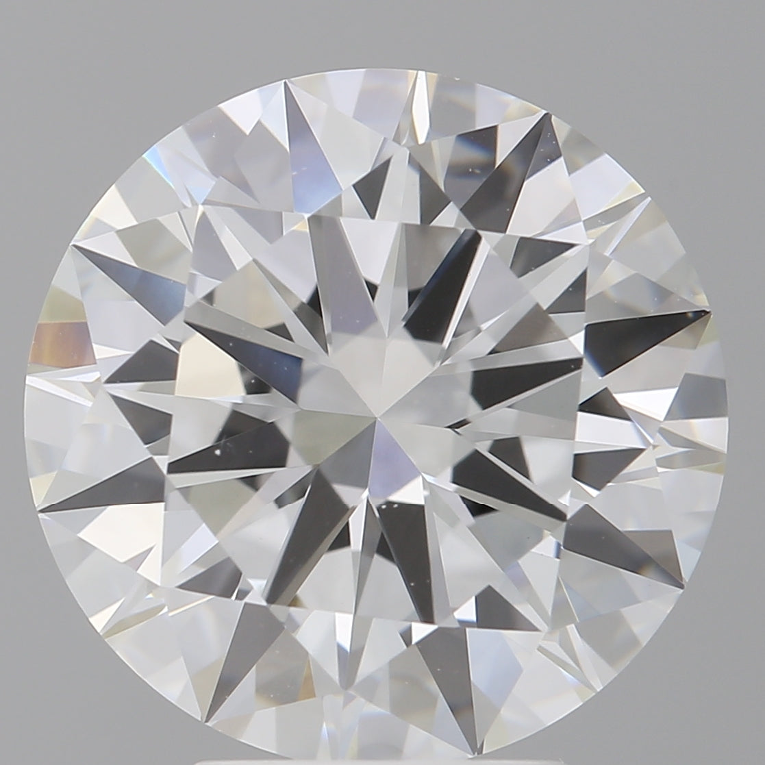 5.00 Carat Round Shaped, Excellent Cut, E Color, VVS2 Clarity, IGI Certified Lab Grown Diamond