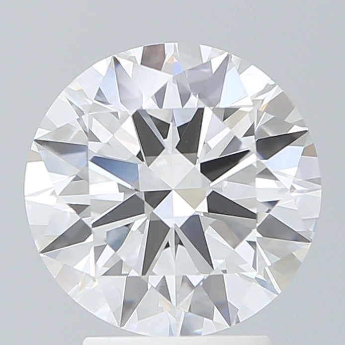 3.17 Carat Round Shaped, Ideal Cut, F Color, VVS2 Clarity, IGI Certified Lab Grown Diamond