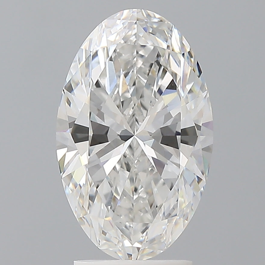 3.04 Carat Oval Shaped, Ideal Cut, E Color, VVS2 Clarity, IGI Certified Lab Grown Diamond