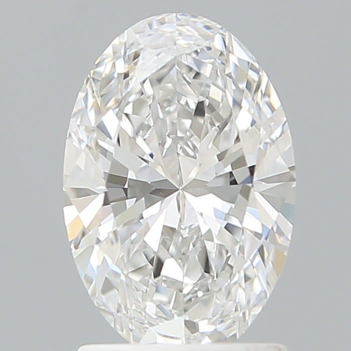 1.57 Carat Oval Shaped, Ideal Cut, D Color, VVS2 Clarity, IGI Certified Lab Grown Diamond