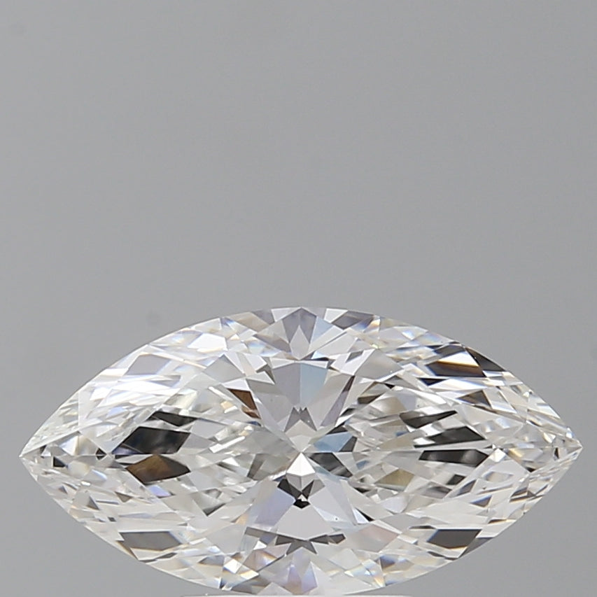 2.58 Carat Marquise Shaped, Ideal Cut, F Color, VVS2 Clarity, IGI Certified Lab Grown Diamond