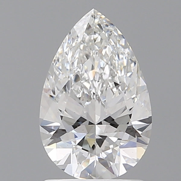 1.58 Carat Pear Shaped, Ideal Cut, E Color, VS1 Clarity, IGI Certified Lab Grown Diamond