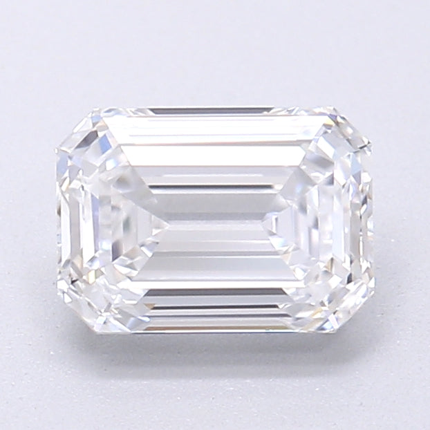 0.95 Carat Emerald Shaped, Very Good Cut, D Color, VVS2 Clarity, IGI Certified Lab Grown Diamond